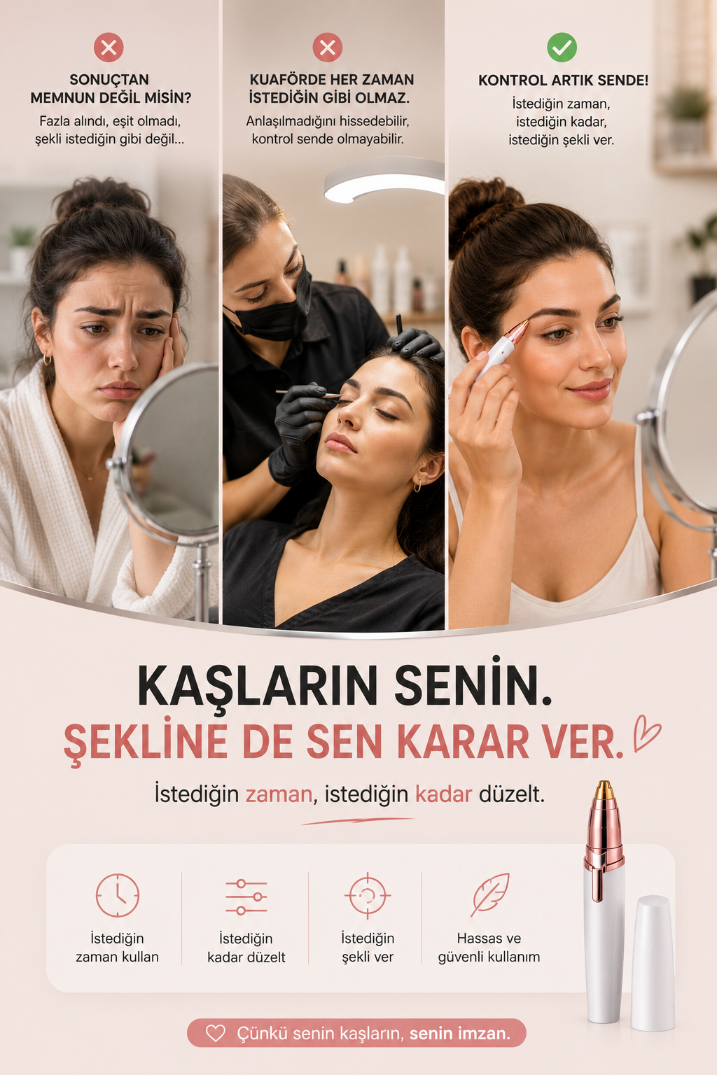 2'si 1 Arada Yüz Tüy Epilatörü-Uniseks