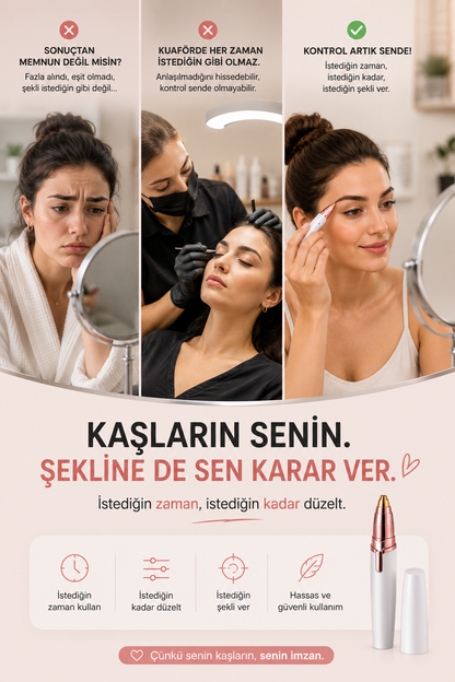 2'si 1 Arada Yüz Tüy Epilatörü-Uniseks
